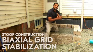 Stoop Construction  Biaxial Grid Stabilization [upl. by Aicelaf]