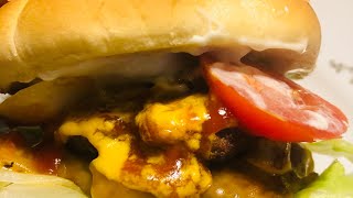 How to make a Cheese burger  Homemade burger easy recipe [upl. by Remington]