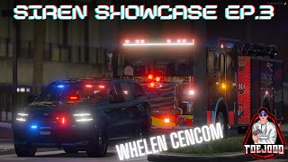 Siren Showcase  Whelen Cencom Pack [upl. by Hollander]