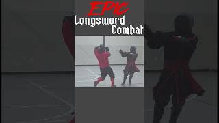 Medieval SWORD Fighting Epic Longsword Combat sword hema shorts [upl. by Gnut480]