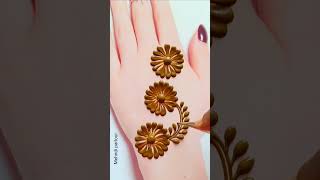 Beautiful mehndi design trick  shorts video easy mehndi [upl. by Mayrim]