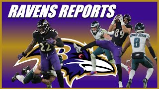 RAVENS VS EAGLES REACTION [upl. by Einapets437]