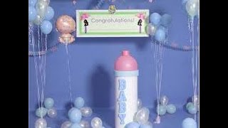 decoracion con globos para baby shower [upl. by Dowski]