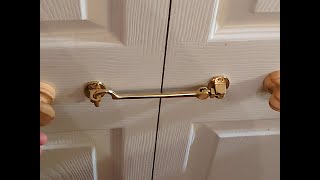 How to Lock BiFolding  Closet Doors [upl. by Adian]