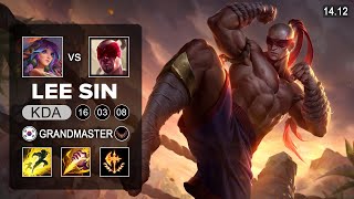 Lee Sin vs Lillia Jungle  KR Challenger  Patch 1412 Season 14 [upl. by Loos]