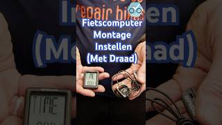 Fietscomputer Montage en Instellen Met Draad Optimaliseer Je Ritgegevens [upl. by Hannibal]