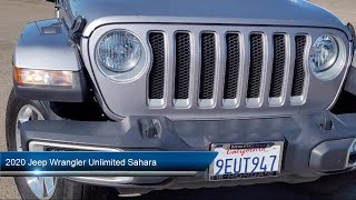 2020 Jeep Wrangler Unlimited Sahara Merced Turlock Madera Fresno Stockton Modesto [upl. by Oned622]