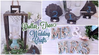 Dollar Tree DIY Wedding Crafts [upl. by Ecinna]