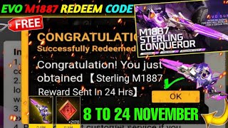 FREE FIRE REDEEM CODE TODAY 14 NOVEMBER REDEEM CODE FREE FIRE  FF REDEEM CODE TODAY 14 NOVEMBER [upl. by Able]