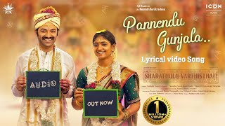 Pannendu Gunjala Lyrical Song  Sharathulu Varthisthai  Chaitanya Rao Bhoomi Shetty Kumara Swamy [upl. by Chrissa]