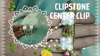 clipstone centerclip ownvoice fashion center kundanjewellery loveownstyle [upl. by Essile]