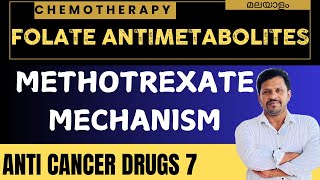 Methotrexate Anticancer drugs Mechanism of Action Malayalam Folate anti metabolites Classification [upl. by Nnaeinahpets]