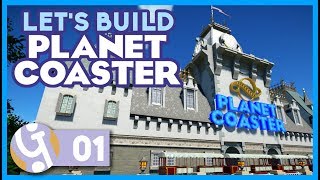 Magic Kingdom Style Entrance  Lets Build Planet Coaster 01 [upl. by Cavallaro]