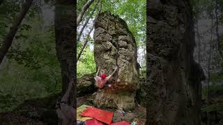 Frankenjura  Pfiffer links 7B climbing bouldering rockclimbing [upl. by Cinelli]