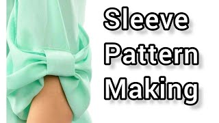 New sleeves pattern making tutorial [upl. by Wendelina597]