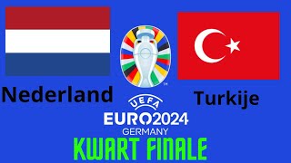 Ek 202448 NederlandTurkije kwartfinale [upl. by Oicangi372]