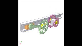 Slider Crank Mechanism Of Equal Crank And Conrod Length 1 [upl. by Dwayne30]