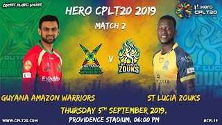 Extended Match Highlights  Guyana Amazon Warriors v St Lucia Zouks CPL19 CricketPlayedLouder [upl. by Seigel871]