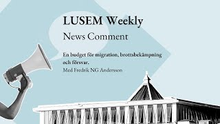 En budget för migration brottsbekämpning och försvar [upl. by Liddie]