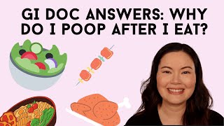 Why Does Poop Come Out After I Eat [upl. by Pippy]