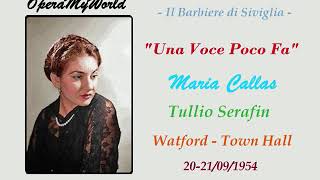 Maria Callas  quotUna Voce Poco faquot  2021091954  Watford Town Hall LP Recording [upl. by Eberhart]