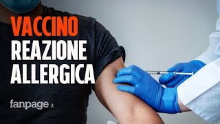 Vaccino anti COVID di Pfizer grave reazione allergica ecco cosa è successo [upl. by Eirruc807]