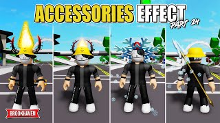 NEW 10 ACCESSORIES EFFECT Di Brookhaven IDCODES  Roblox Part 24 [upl. by Korey]