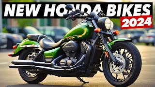 Top 7 NEW Honda Motorcycles For 2024 [upl. by Oiligriv]