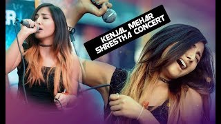 केन्जल nepal idol बाट बाहिरिएपनि देशविदेशका कार्यक्रममा ब्यास्त  kenjal mehar shrestha concert [upl. by Tsepmet]