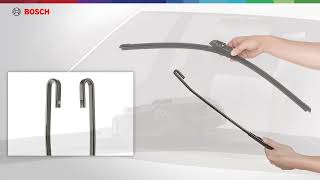 Hook Connection  How to Install Bosch Evolution Wiper Blades [upl. by Michaud]