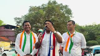 Goa Forward President Vijai Sardesai fiery speech at Margao in support of CaptViriato Fernandes [upl. by Malet903]