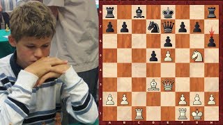 Magnus Carlsen vs Tor Gulbrandsen  2002  French Defence Tarrasch Chessworldnet [upl. by Crofoot278]