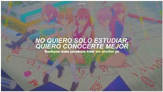 Gotoubun no Hanayome S1 Opening Full  Gotoubun no Kimochi  Sub Español 『AMV』♡ [upl. by Eltsryk]