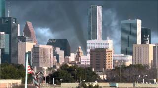 TORNADO HITS DOWNTOWN HOUSTON [upl. by Grimaldi]