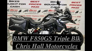 2022 BMW F850GS TE Adventure Triple Black EDT chrishallmotorcycles motorcycles bmw [upl. by Emily393]