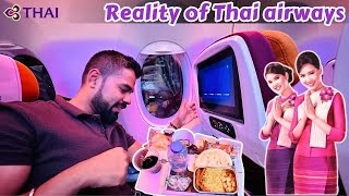 Inside Thai Airways Luxury Economy Class UNLIMITED FOOD amp Beverage Delights  EP  1 [upl. by Sly]