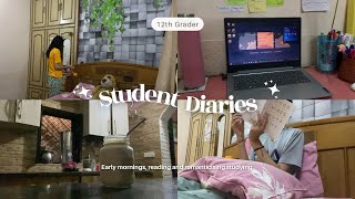 Student diaries Early mornings reading and romanticising studying [upl. by Colene]