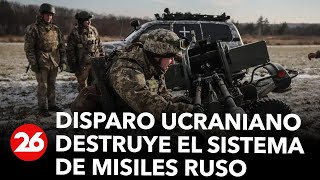 GUERRA RUSIAUCRANIA  Un disparo de precisión ucraniano destruye el sistema de misiles ruso [upl. by Ardnajela]