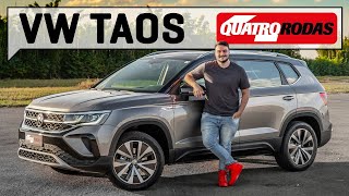 Volkswagen Taos o SUV é melhor que Corolla Cross e Jeep Compass  Quatro Rodas [upl. by Anaujait655]