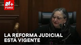 Presidenta de la SCJN Norma Piña desecha controversia contra la Reforma Judicial  Las Noticias [upl. by Drannek588]