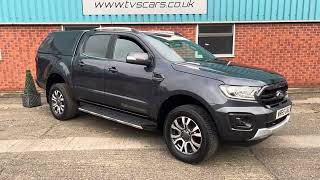 Ford Ranger 20 EcoBlue Wildtrak Auto 4WD Euro 6 ss 4dr TVSCARSBRIDGNORTH [upl. by Yahc]