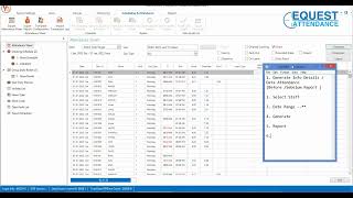 Fingertec TCMS V3 How to Generate Report Complete Cara Print Report Time Attendance Software [upl. by Enelyaj]