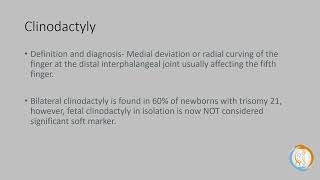 Fetal Clinodactyly Diagnosis on prenatal ultrasound drnupurshah [upl. by Colier]