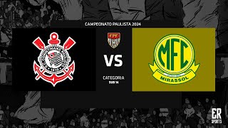 Corinthians 6 x 0 Mirassol  Melhores Momentos  Campeonato Paulista SUB 14  29092024 [upl. by Norene]