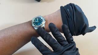 IWC Ingenieur Green Unboxing amp Review IW328903 Aqua 4K [upl. by Eiclehc]