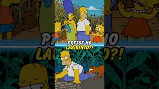 SIMPSONS FICAM PRESOS NO LABIRINTO simpsons thesimpsons shorts homer bart [upl. by Lasala]