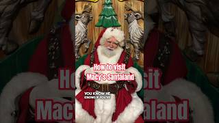 How to visit Santa in NYC  Macy’s Santaland [upl. by Cerallua290]