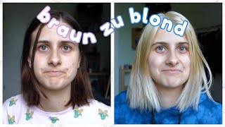 Haare selbst blondieren  Ich zerstöre meine Haare [upl. by Dorella]