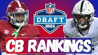 Top Cornerbacks in the 2024 NFL Draft PRESEASON RANKINGS [upl. by Omoj]