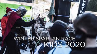 Winter Spartan Race 2020  SPARTAN KIDS [upl. by Enomar]